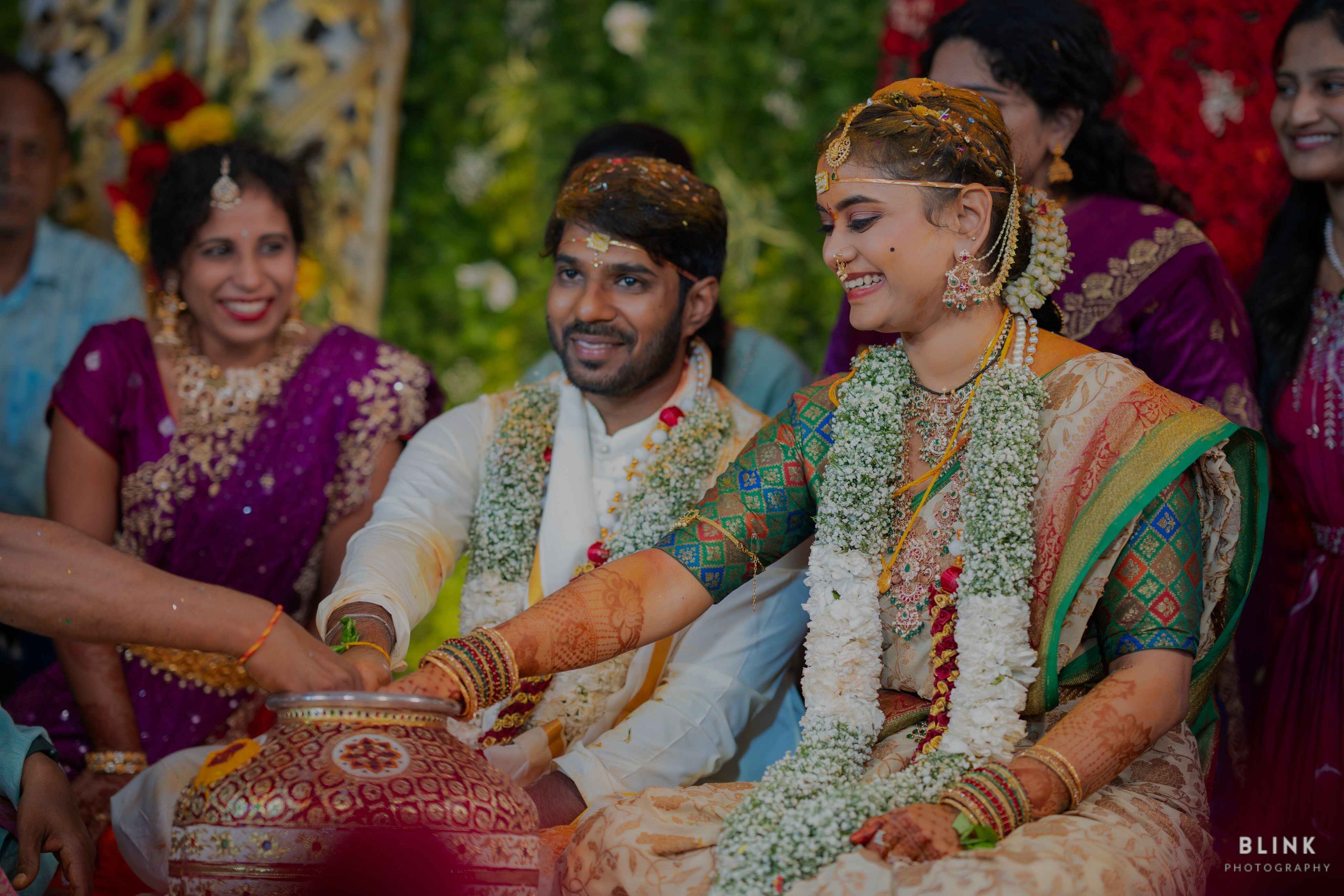 Couple Wedding night fun with bindi & angul game